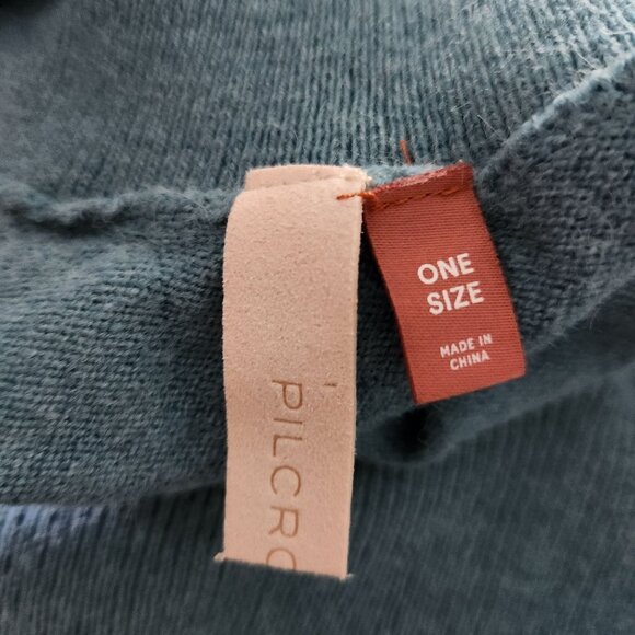 Pilcro by Anthropologie Collared Sleeveless Women Sweater Blue One Size - Picture 7 of 8